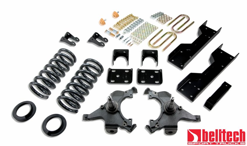 Belltech 8898 Silverado Ext Cab 4/6 Drop Lowering Kit 693 eBay