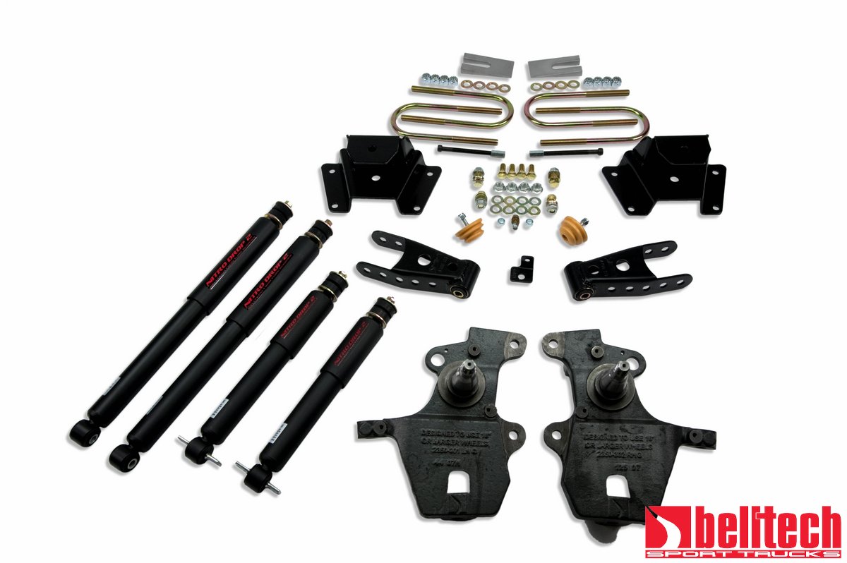Belltech 9703 F150 V8 2/4 Drop w/ND2 Shocks Lowering Kit 915ND eBay